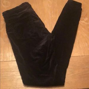 J Brand super skinny velveteen jeans